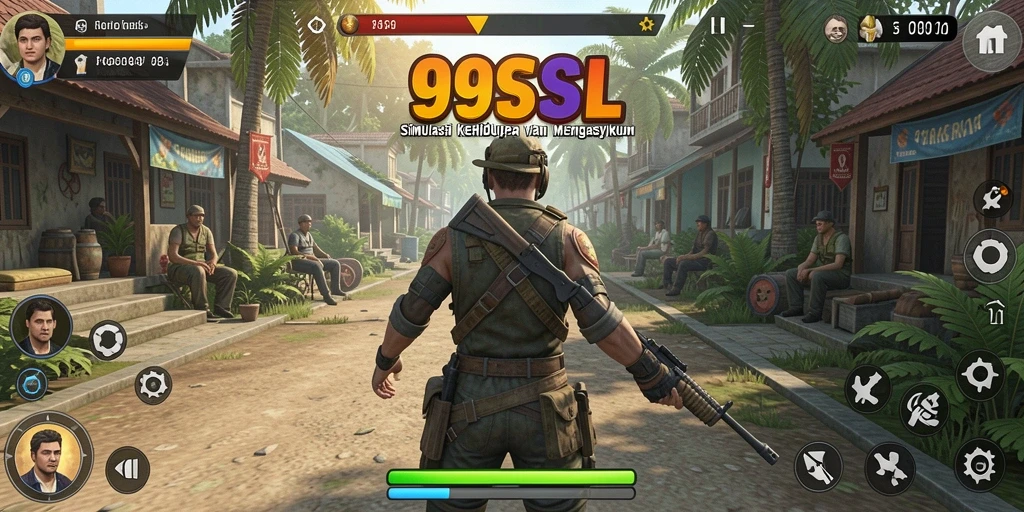 Tampilan gameplay 99SL yang menarik dan penuh warna.