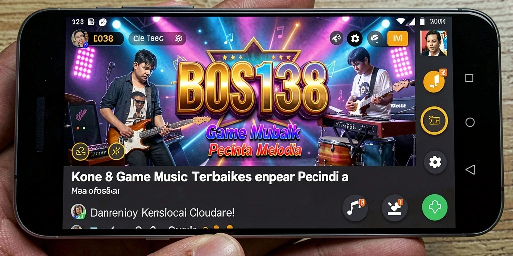 Tampilan gameplay yang menarik dengan interaksi musik yang menyenangkan.