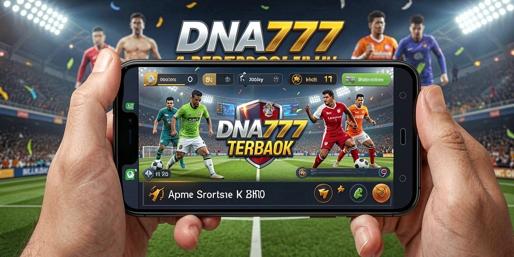Screenshot menunjukkan antarmuka pengguna DNA777 saat melakukan taruhan olahraga.