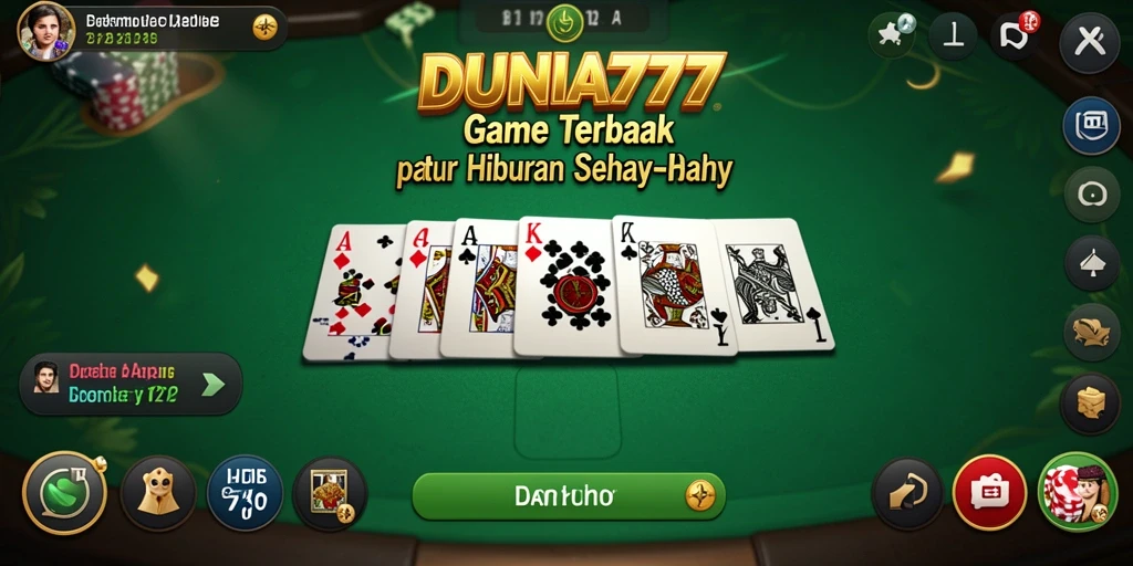 Tampilan gameplay DUNIA777 yang seru dan menarik.