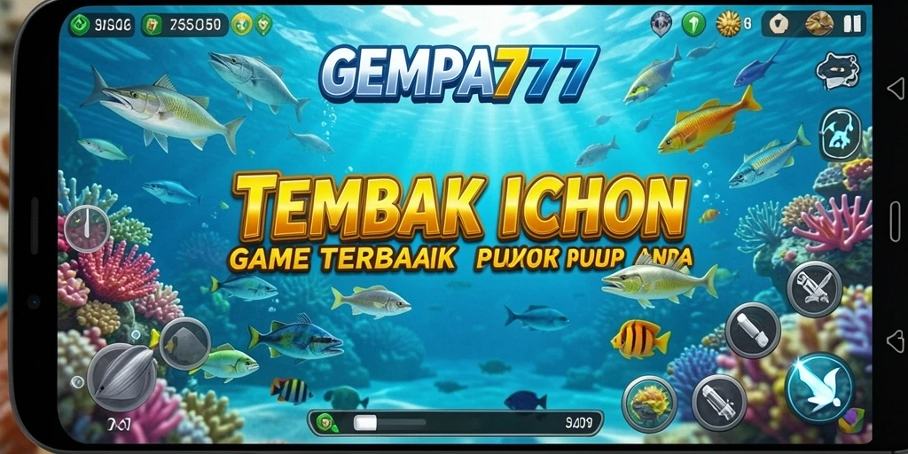 Tampilan gameplay menembak ikan di GEMPA777 yang seru.