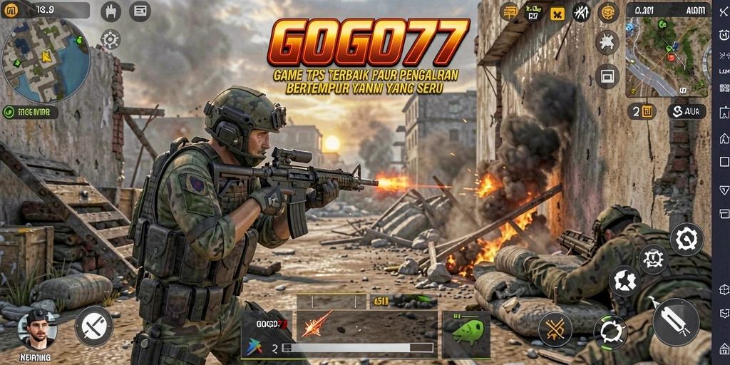 Tangkapan layar GOGO77 menampilkan aksi pertempuran yang memukau.