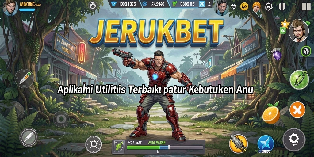 Tampilan antarmuka aplikasi JERUKBET yang menarik dan fungsional.