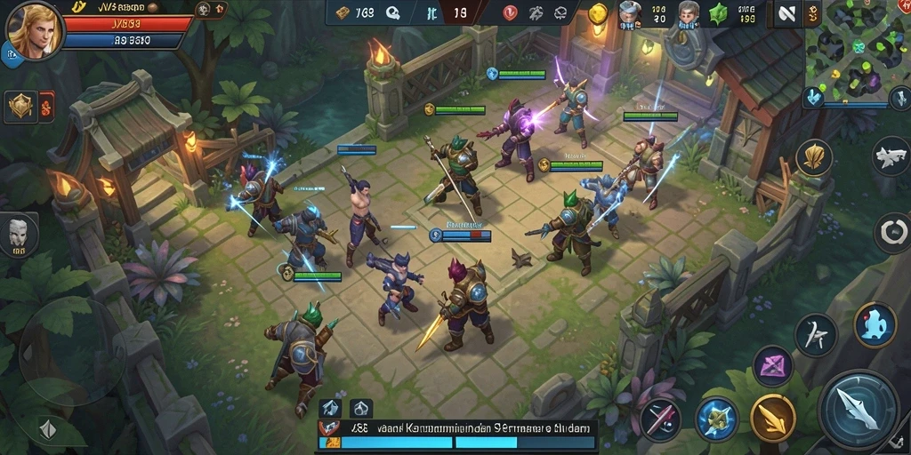 Tangkapan layar gameplay JV88 yang menarik dengan elemen strategi.