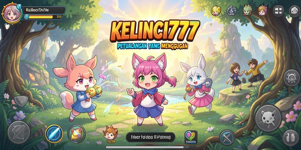 Tangkapan layar gameplay KELINCI777 dengan karakter Anime yang memukau.