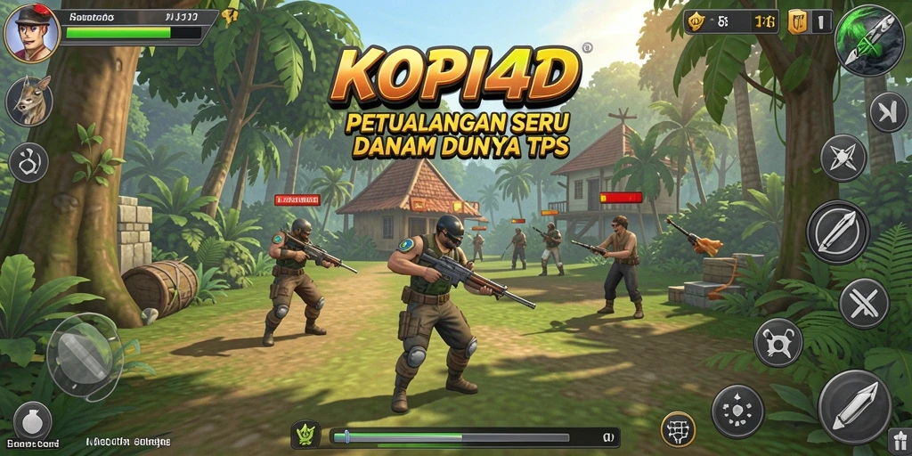 Gameplay seru KOPI4D dalam aksi TPS.