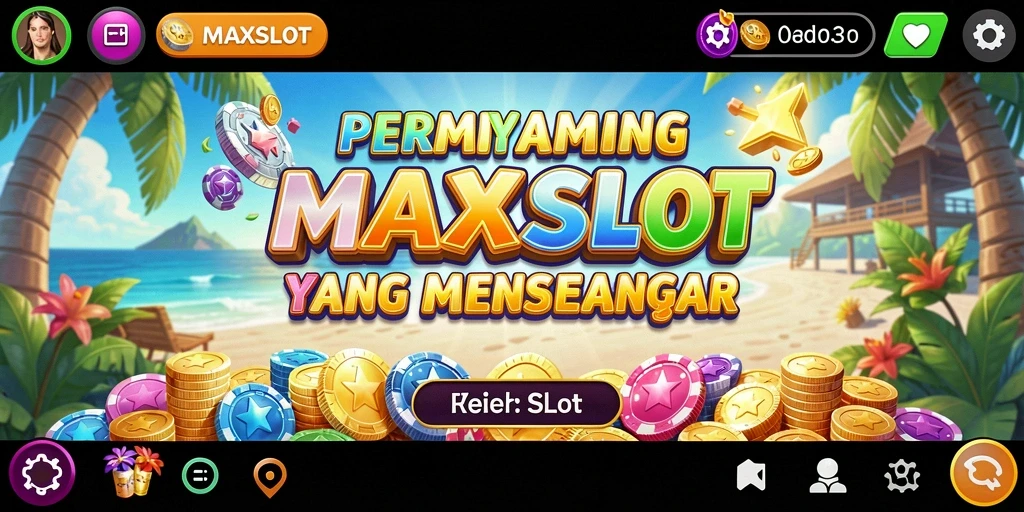 Gameplay seru MAXSLOT dengan tema slot menarik.
