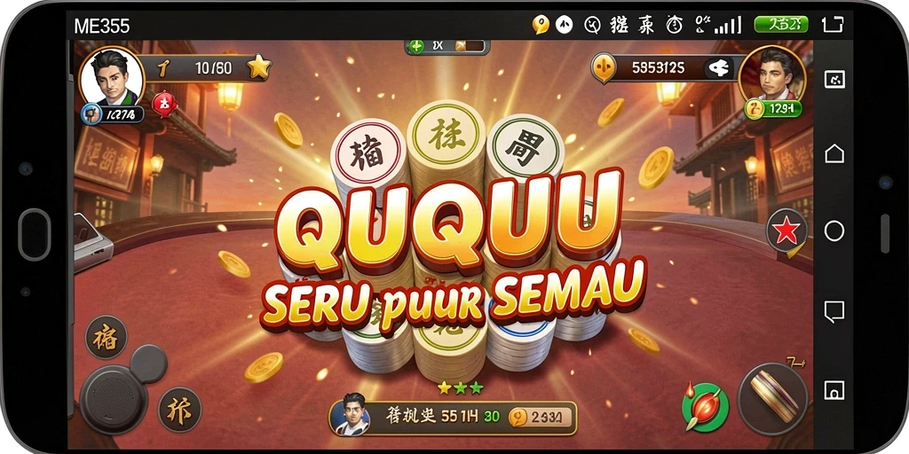 Tampilan gameplay QiuQiu di ME355 yang menarik.