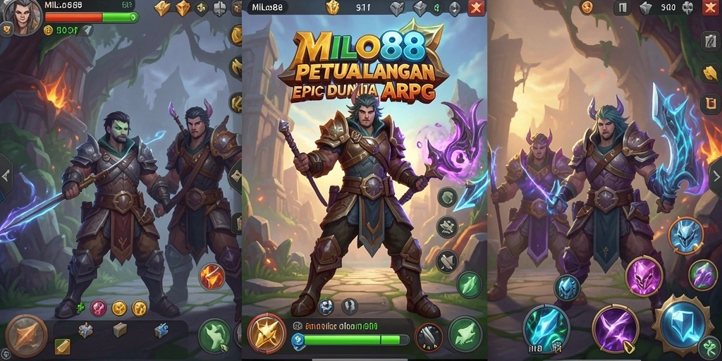 Screenshot menampilkan aksi pertempuran mendebarkan dalam ARPG.