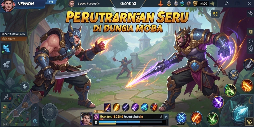 Gameplay seru NEWIDN dengan karakter beragam dan strategi mendebarkan.