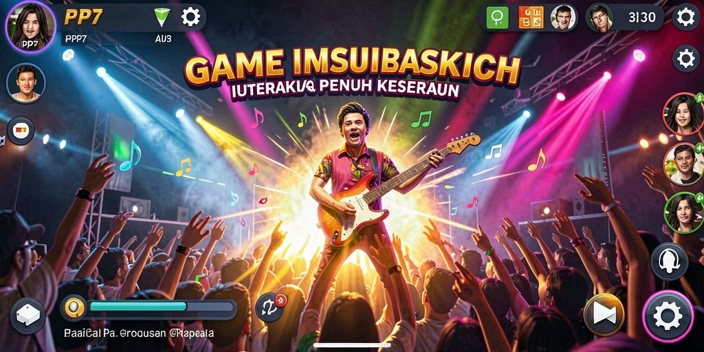 Tampilan gameplay PP7 yang penuh warna dan interaktif.