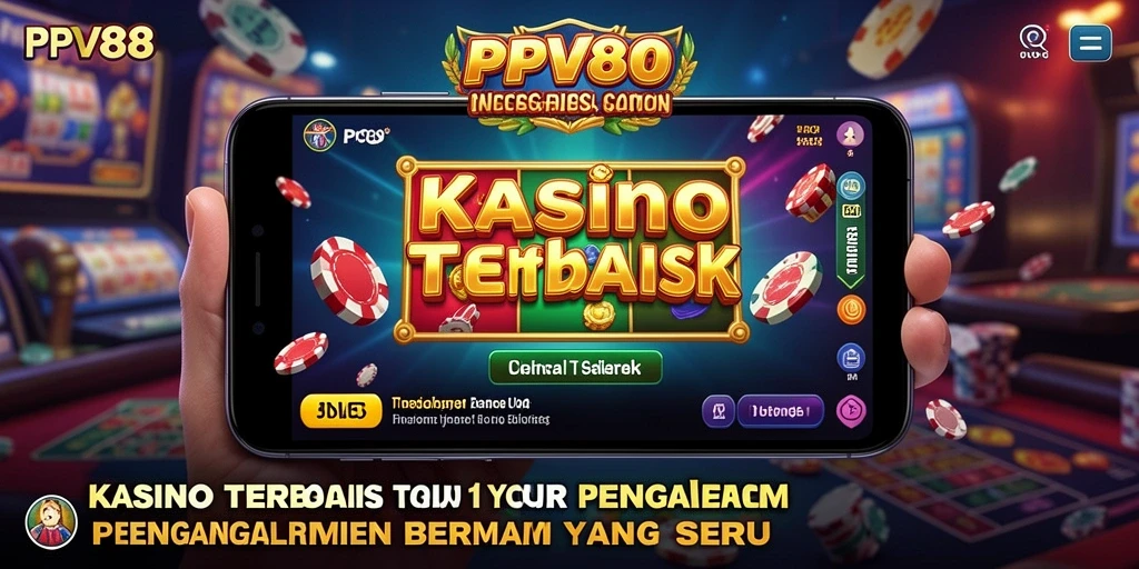 Gameplay seru dan menegangkan di dalam aplikasi kasino.