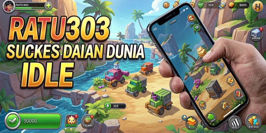 Tampilan gameplay yang menarik dari RATU303 dalam mode Idle.
