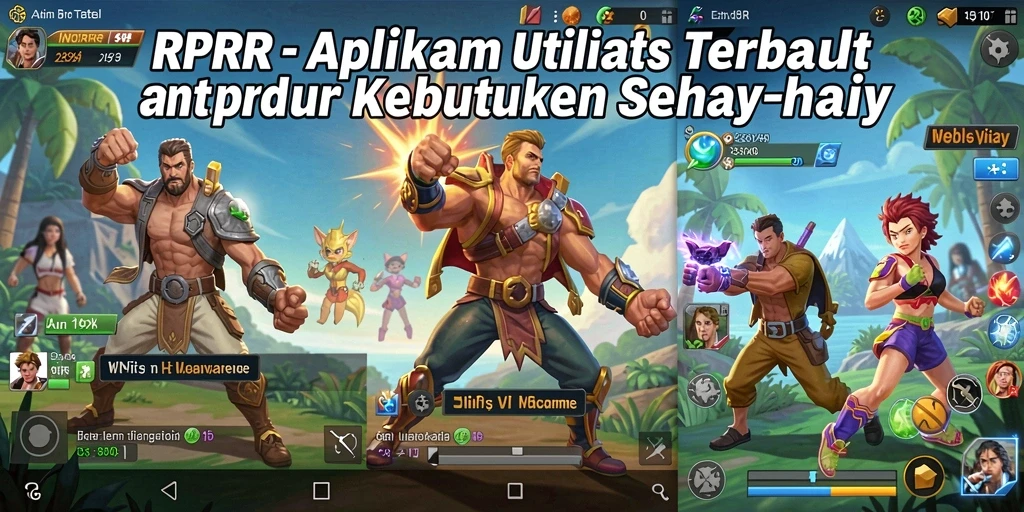 Tampilan RPRR yang menampilkan semua fitur Utilitas dengan jelas.