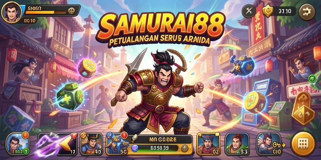 Tangkapan layar gameplay SAMURAI88 menampilkan aksi mendebarkan di dunia Arcade.