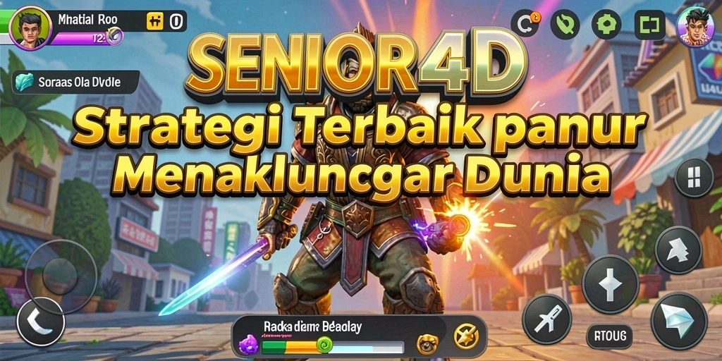 Tampilan gameplay yang mendebarkan dari SENIOR4D dengan berbagai taktik.
