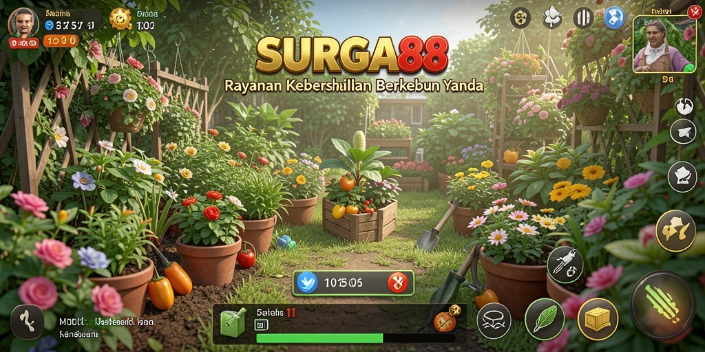 Pengalaman bermain berkebun yang seru dan menawan.