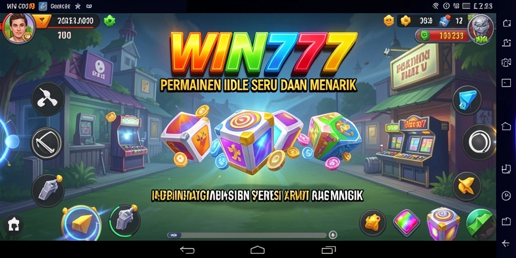 Tampilan permainan WIN777 dengan gameplay Idle yang menarik.